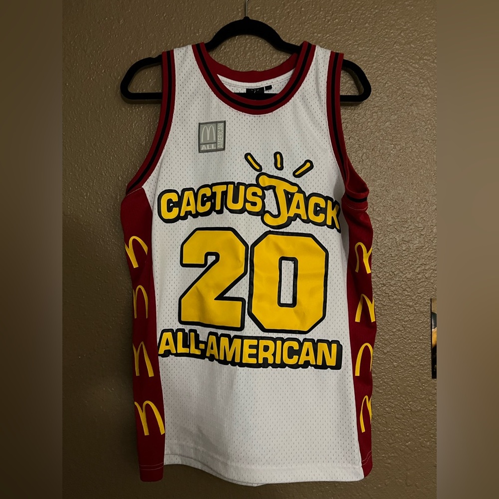 Cactus Jack x McDonalds All American Jersey Size Medium WORN ONCE